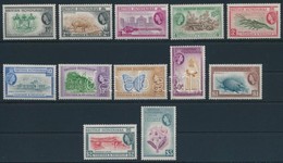 ** Brit-Honduras 1953 Forgalmi Sor Mi 141-152 A - Otros & Sin Clasificación