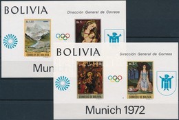 ** 1972 Nyári Olimpia, München Blokk Sor Mi 34-35 - Otros & Sin Clasificación