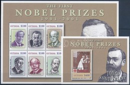 ** 2002 Nobel-díjasok Kisívsor + 3 Blokk Mi 7357-7368 + 728-730 - Other & Unclassified