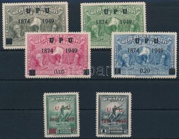 ** 1949  75 éves Az UPU Sor Felülnyomással Mi 374 - 380 - Autres & Non Classés