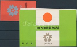 ** 1970 Osakai Világkiállítás Bélyegfüzet Mi 1076-1078 + Blokk Mi 81 Eredeti Tokban - Autres & Non Classés