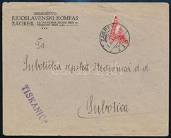 1921 Futott Levél Felezett Bélyeggel - Other & Unclassified