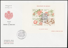 1989 A Négy évszak Blokk Mi 42 FDC-n - Autres & Non Classés