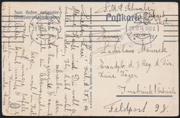 1914 Tábori Posta Képeslap Hajópostával / Field Postcard 'S.M.S. Wittelsbach' - Other & Unclassified