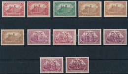 ** 1920 Mi A 113 A-b, 113, 114 A-c, 115 A-f Signed: Infla Berlin, Oechsner - Otros & Sin Clasificación