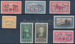 ** 1949 UPU Felülnyomott Sor Mi 381-388 - Otros & Sin Clasificación