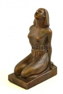 Hirmann Ferenc Budapest (öntöde): Nemera (art Deco). Bronzírózott, Jelzett, Kopott, M: 12,5 Cm - Otros & Sin Clasificación