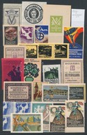 Régi Magyar Levélzáró összeállítás Berakólapon /  Poster Stamps - Unclassified
