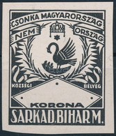 1922 Sarkad MINTA Városi Illetékbélyeg (15.000) - Sin Clasificación