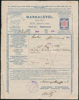 1917 Marhalevél 12f Illetékbélyeggel - Unclassified