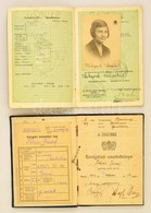 1919-1942 Szolgálati Cselédkönyv, Bejegyzésekkel, Gazdasági Cseléd Részére, (kiállítás: Baranya Megye, Szentl?rinci Járá - Unclassified