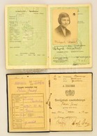 1919-1942 Szolgálati Cselédkönyv, Bejegyzésekkel, Gazdasági Cseléd Részére, (kiállítás: Baranya Megye, Szentl?rinci Járá - Sin Clasificación