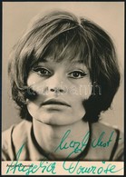 Angelica Domröse (1941-) Német Színészn? Saját Kézzel Aláírt Fénykép / Autograph Signed Photo - Autres & Non Classés
