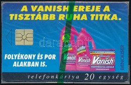 1998 Vanish Használatlan Telefonkártya, Bontatlan Csomagolással. Csak 2500 Db! - Non Classificati