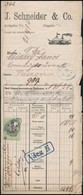 Cca 1860 Hajós Fuvarlevél Hungária Hajópecséttel - Autres & Non Classés