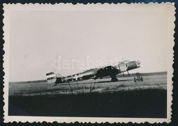 Cca 1942 Junkers Ju 86 Közepes Bombázó A Magyar Királyi Honvéd Légier? Felségjelzésével, Fotó, 6×8,5 Cm - Otros & Sin Clasificación