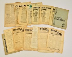 1934-1950 Vegyes, Többnyire 30-as évekbeli Sakk-kal Kapcsolatos Nyomtatvány, Közte: 
Munkás Sakk. III. évf. 1-2. Számok, - Sin Clasificación