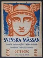 1949 Svenska Mässan - Swedish Industries Fair. Ofszet, Papír. Plakát / Poster On Cartboard. 22x31 Cm - Otros & Sin Clasificación