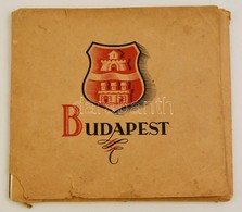 Cca 1930 Budapest Album. Színes Képes Mappa. Bp., Székesf?városi Házinyomda-ny., 14 T. Kiadói Szakadozott Papírmappában. - Sin Clasificación