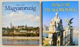 2 Db Magyarországról Szóló útikönyv, Album: Halász Zoltán: Magyarország, Bp., Corvina, Gáspár Zsuzsa (szerk.): Magyar Vi - Non Classés