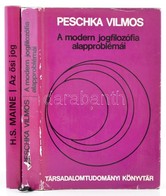 Vegyes Könyvtétel, Két Jogi Könyv A Társadalomtudományi Könyvtár Sorozatból: 
H.S.Maine: Az ?si Jog. Fordította: Sárkány - Non Classés