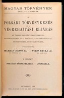 A Polgári Törvénykezés és A Végrehajtási Eljárás. I. Kötet: Polgári Törvénykezés-jogsegély. Szerk.: Dr. Márkus Dezs?, Dr - Sin Clasificación