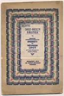 Ernst Múzeum Kiállítása VI. Francia Impresszionisták (Manet) és Herman Lipót Gy?jteményes Kiállítása. Bp., 1912, Ernst M - Non Classés