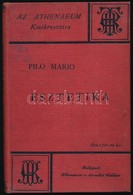 Pilo Mario: Esztetika. Fordította: Yartin József. Bp.,1898, Athenaeum. Kiadói Egészvászon-kötés, Gottermayer-kötésben, K - Unclassified