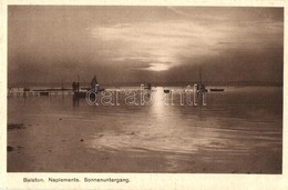 ** T2 Balaton. Naplemente. Sonnenuntergang. Kiadja: Aringer Budapest 55. Sz. - Non Classés