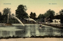 ** T2/T3 Buziás-fürd?, Buzias; Szent Antal Tó, Csónakázók. Francz József Kiadása / Lake With Rowing Boat (EK) - Sin Clasificación