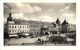 * T1 Kolozsvár, Cluj; Mátyás Király Tér, Columbia, Capitol, Nimberger, Horváth üzlete, Hotel Central étterem, Cukrászda, - Sin Clasificación