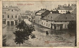 T3 1912 Lugos, Lugoj; Árvíz A Korona Utcában és Az Izabella Téren / Hochwasserkatastrophe / Flood (fa) - Sin Clasificación