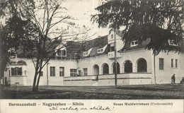 T2/T3 1916 Nagyszeben, Hermannstadt, Sibiu; Új Erdei Vendégl? / Neues Waldwirtshaus / Forest Restaurant (EK) - Sin Clasificación