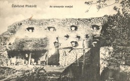 T2 1913 Piski, Simeria; Aranyvár Romjai. Adler Arthur Fényirda 326. / Castle Ruins - Sin Clasificación