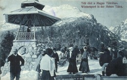 * T2/T3 Tátra, Magas Tátra, Vysoké Tatry; Téli élet A Magas Tátrában, Kilátó / Wintersport In High Tatras, Tower (EK) - Non Classés