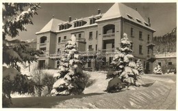 T2 1928 Tátraotthon, Tatraheim, Tatranské Zruby; Szálloda Télen / Hotel In Winter. M. Szabó Photo - Non Classés