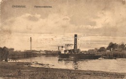 * T2/T3 Óverbász, Verbász, Vrbas; Ferenc Csatorna, Victoria G?zös / Canal, Steamship (fl) - Non Classés