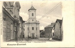 ** T1/T2 Kismarton, Eisenstadt; Szent Ferenczrendi Zárda. Anton Pinter Kiadása / Franziskanerkirche / Church, Nunnery - Sin Clasificación