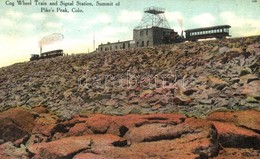 * T2/T3 Pikes Peak (Colorado), Cog Wheel Train And Signal Station (EK) - Sin Clasificación