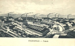 T2 Enzesfeld, Fabrik (Metallwerke) / Metal Factory. The Writer Of The Letter Is A Hungarian Worker Who Worked In The Rec - Non Classés