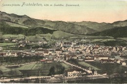 T2/T3 Frohnleiten, General View, Railway Station, P. Ledermann (EK) - Non Classés