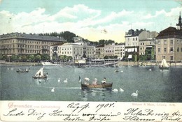 T2/T3 1904 Gmunden, Lake, Steamship, Boats (EK) - Non Classés