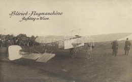 * T2 1909 Vienna, Wien; Bleriot-Flugmaschine Aufstieg  / Aircraft, Ceremony. Boris Hendler - Non Classés