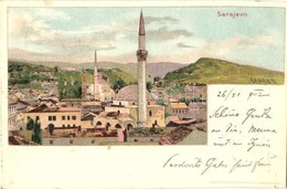T2/T3 1902 Sarajevo. Kosmos Kunstanstalt Litho S: Geiger R. (fl) - Sin Clasificación