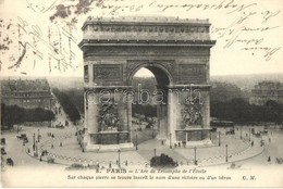 T2/T3 Paris, Arc De Triomphe De L'Etoile / Triumph Arch (EK) - Non Classés