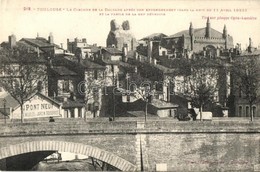 * T2 Toulouse, Le Clocher De La Dalbade Aprés Son Effondrement (dans La Nuit Du 11 Avril 1926) Et La Partie De La Nef De - Non Classés
