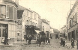 T2/T3 Villiers-sur-Marne, La Rue De Paris / Shop, Street, Horse Carriages (EK) - Non Classés