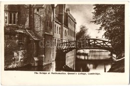 ** T2 Cambridge, Queen's College, The Bridge Of Mathematics - Non Classés