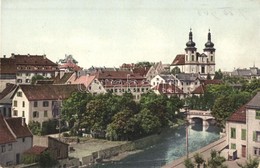 * T2 1908 Donaueschingen, Gesamtansicht Mit Kirche Und Dona / General View, Church, River Danube - Unclassified