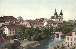 * T2 1908 Donaueschingen, Gesamtansicht Mit Kirche Und Dona / General View, Church, River Danube - Sin Clasificación